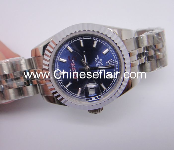 Woman's Blue Face Rolex Datejust Best Quality Watch